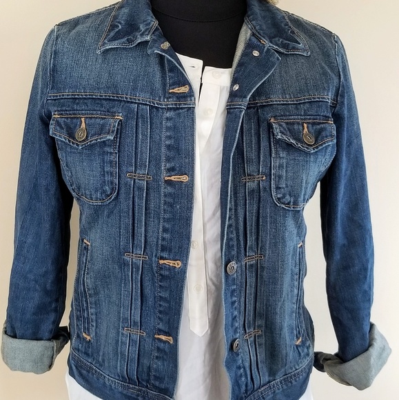 GAP BLUE JEAN JACKET | SIZE LG - Picture 1 of 4